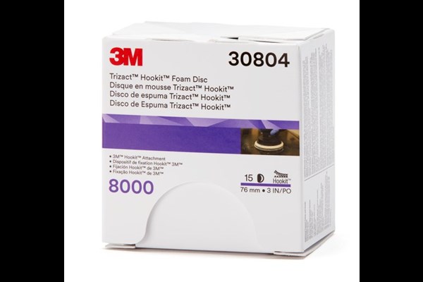 3M Trizact Hookit Foam Disc 75mm P8000