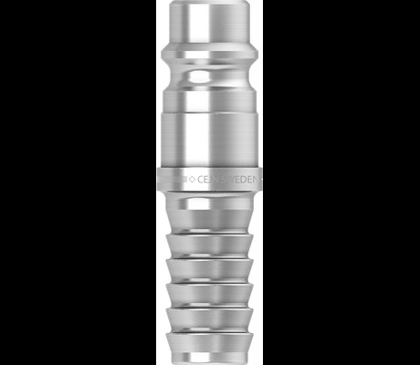 Nippel slangetilslutning 3/8" (10 mm), Series 320 eSafe